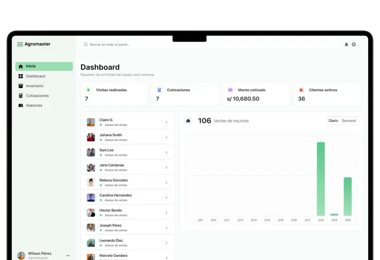 agromaster — Diseño UX para app agro